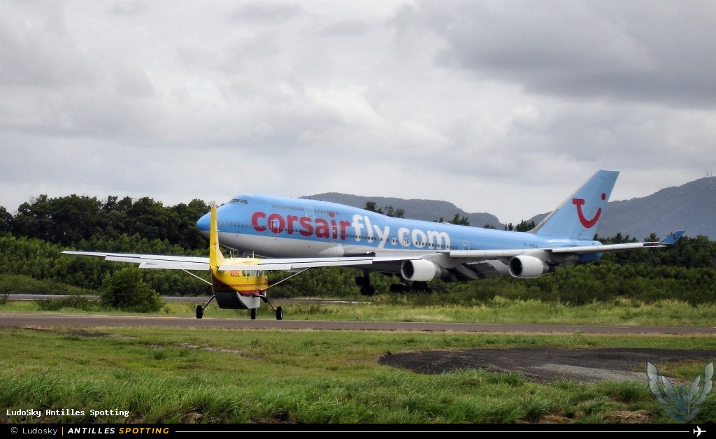 F-HSEA · Boeing 747-400, Corsair TUI, Martinique – Aimé Césaire