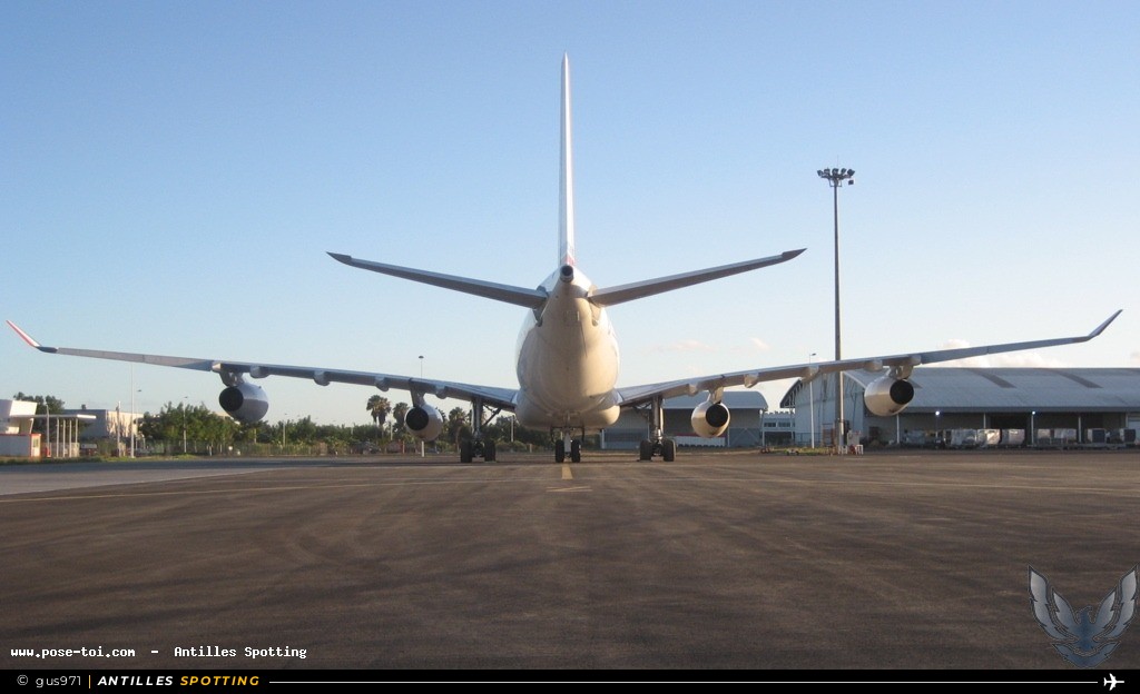 F-RAJB · Airbus A340-200, Armée de l'Air, Pointe-à-Pitre – Maryse Condé