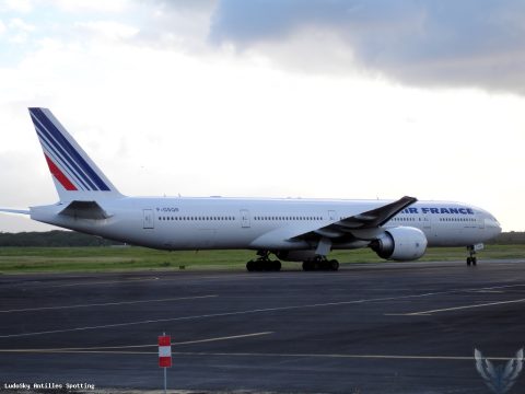 F-GSQR · Boeing 777-300ER, Pointe-à-Pitre – Maryse Condé