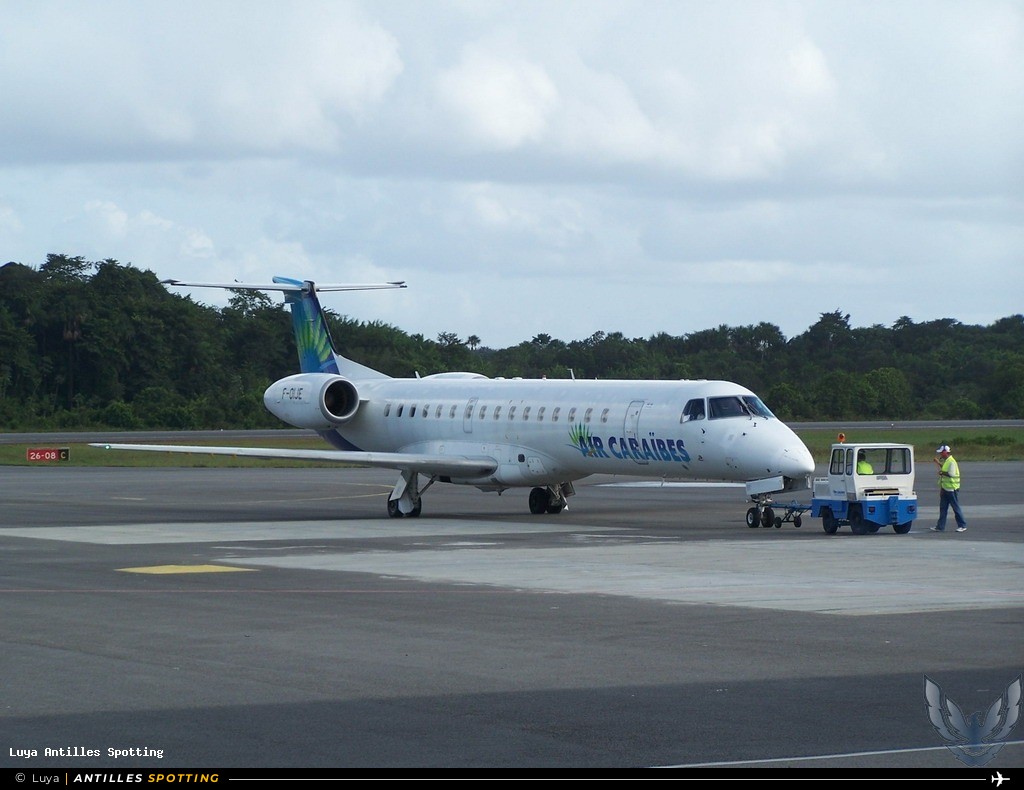 F-OIJE · Embraer ERJ-145, Air Caraïbes, Cayenne – Félix Éboué