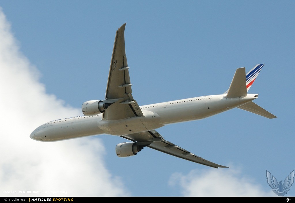 F-GSQR · Boeing 777-300ER, Air France, Pointe-à-Pitre – Maryse Condé