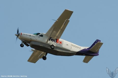 N905FE · Cessna 208 Caravan, Pointe-à-Pitre – Maryse Condé
