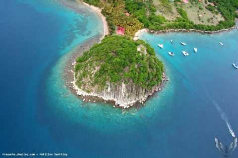 Aéroport · Vue aérienne, Les Saintes