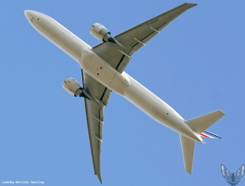 F-GSQP · Boeing 777-300ER, Pointe-à-Pitre – Maryse Condé