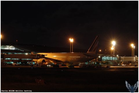 F-GSQP · Boeing 777-300ER, Martinique – Aimé Césaire