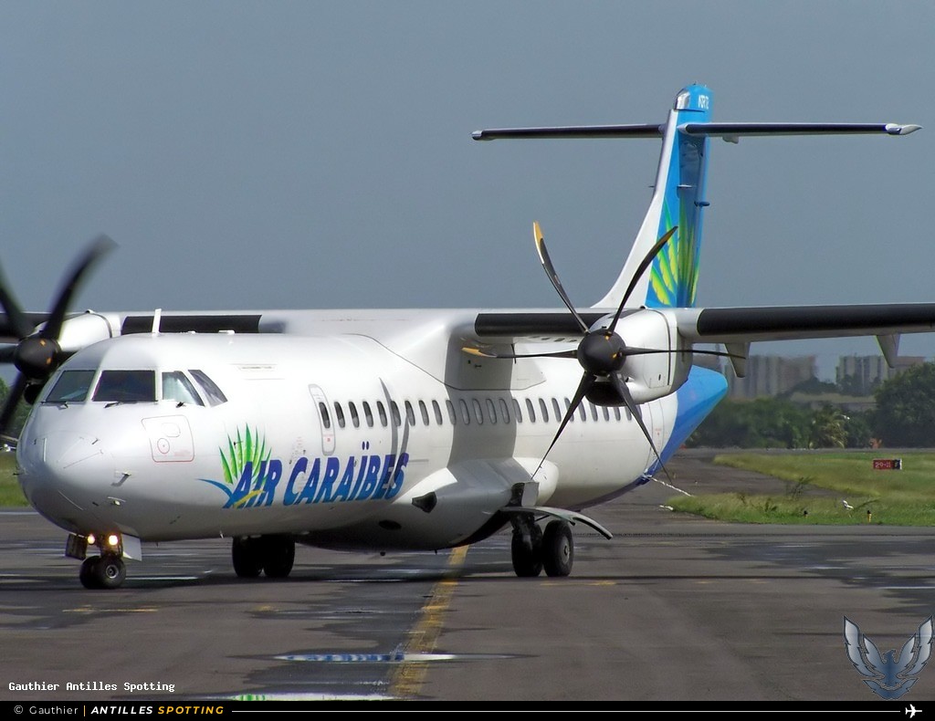 F-OIJK · ATR 72-500, Air Caraïbes, Pointe-à-Pitre – Maryse Condé