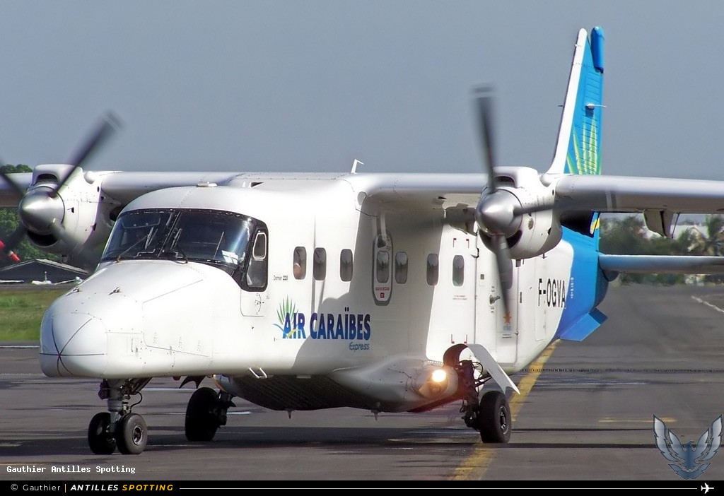 F-OGVA · Dornier 228, Air Caraïbes, Pointe-à-Pitre – Maryse Condé