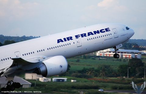 F-GSQN · Boeing 777-300ER, Pointe-à-Pitre – Maryse Condé