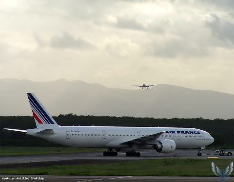 F-GSQN · Boeing 777-300ER, Pointe-à-Pitre – Maryse Condé