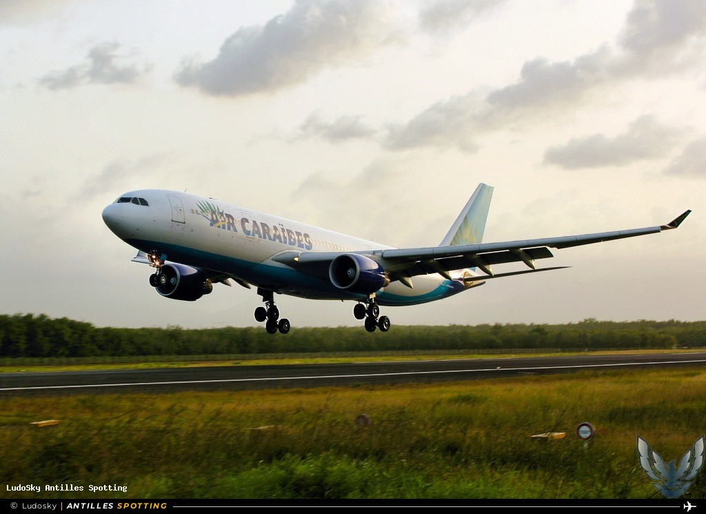 F-OFDF · Airbus A330-200, Air Caraïbes, Pointe-à-Pitre – Maryse Condé