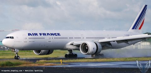 F-GSQP · Boeing 777-300ER, Pointe-à-Pitre – Maryse Condé