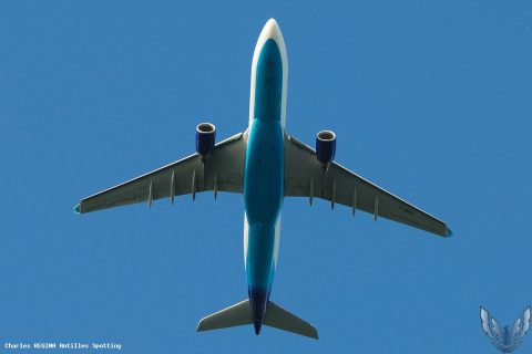 F-OPTP · Airbus A330-200, Martinique – Aimé Césaire