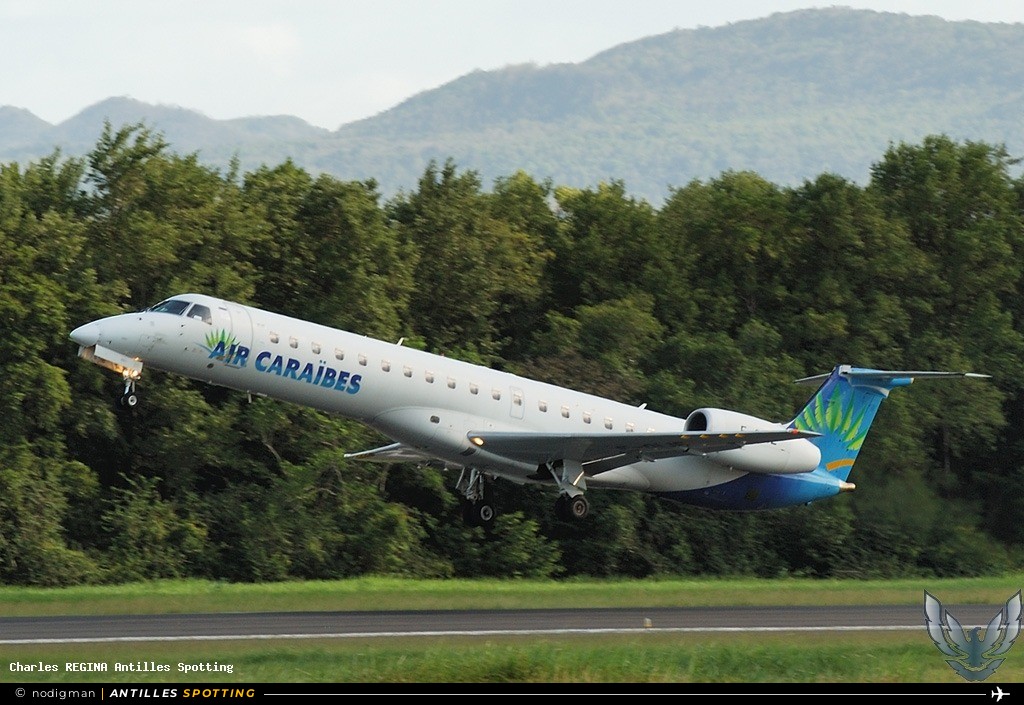 F-OIJE · Embraer ERJ-145, Air Caraïbes, Martinique – Aimé Césaire