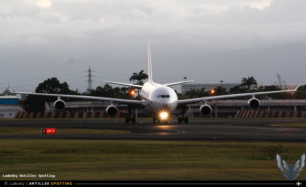 F-GLZI · Airbus A340-300, Air France, Pointe-à-Pitre – Maryse Condé