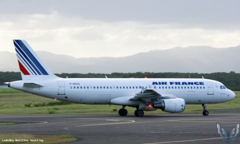 F-GKXG · Airbus A320, Pointe-à-Pitre – Maryse Condé
