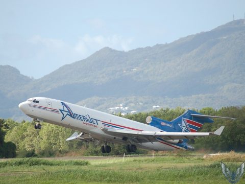 N598AJ · Boeing 727-200, Martinique – Aimé Césaire