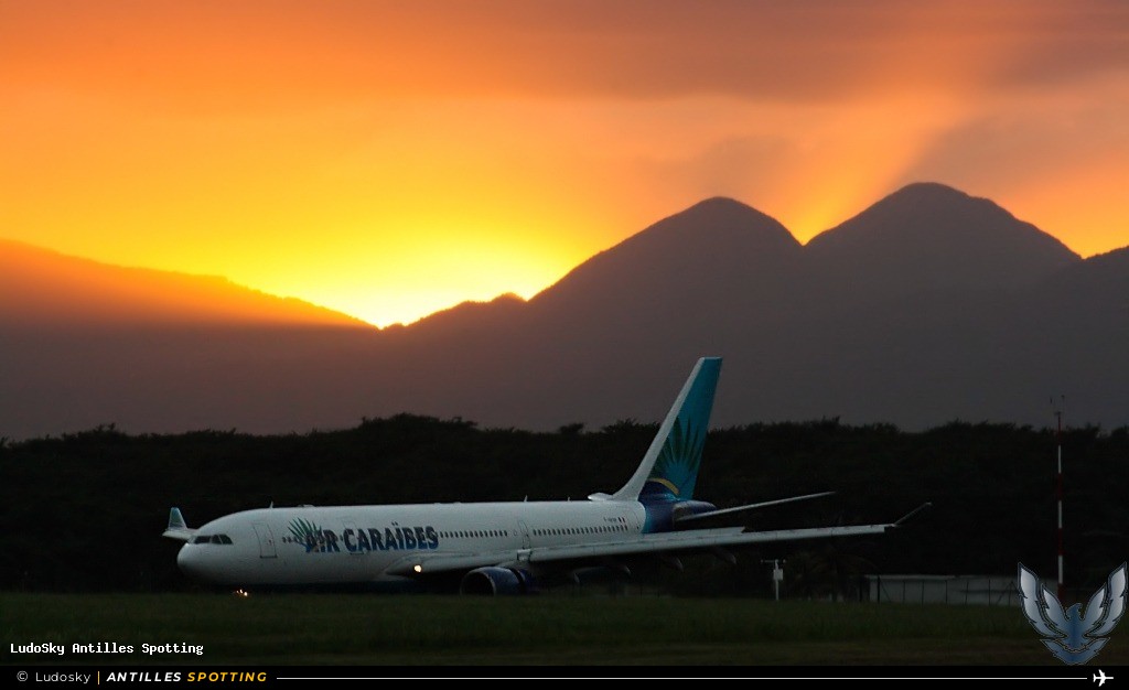 F-OFDF · Airbus A330-200, Air Caraïbes, Pointe-à-Pitre – Maryse Condé