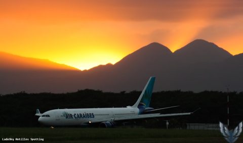 F-OFDF · Airbus A330-200, Pointe-à-Pitre – Maryse Condé