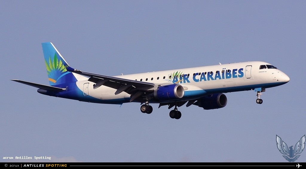 F-OSUD · Embraer E190, Air Caraïbes, Martinique – Aimé Césaire