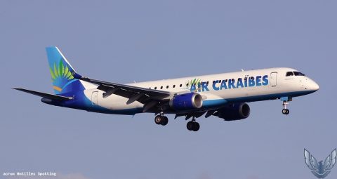 F-OSUD · Embraer E190, Martinique – Aimé Césaire