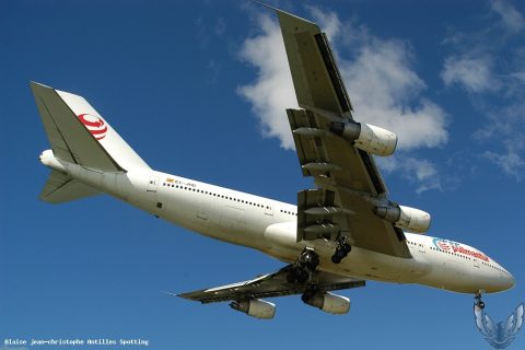 EC-JHD · Boeing 747-200, Martinique – Aimé Césaire