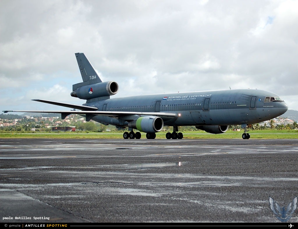 T-264 · Autre KC-10-30CF, ARMEE DE L'AIR HOLLANDAISE, Martinique – Aimé Césaire