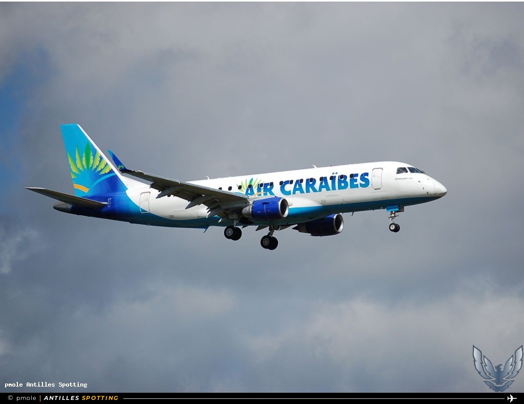 F-OFLY · Embraer E175, Air Caraïbes, Martinique – Aimé Césaire