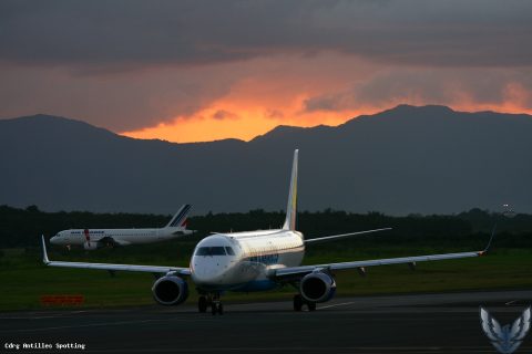 F-OSUD · Embraer E190, Pointe-à-Pitre – Maryse Condé