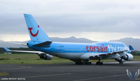 F-HSEA · Boeing 747-400, Pointe-à-Pitre – Maryse Condé
