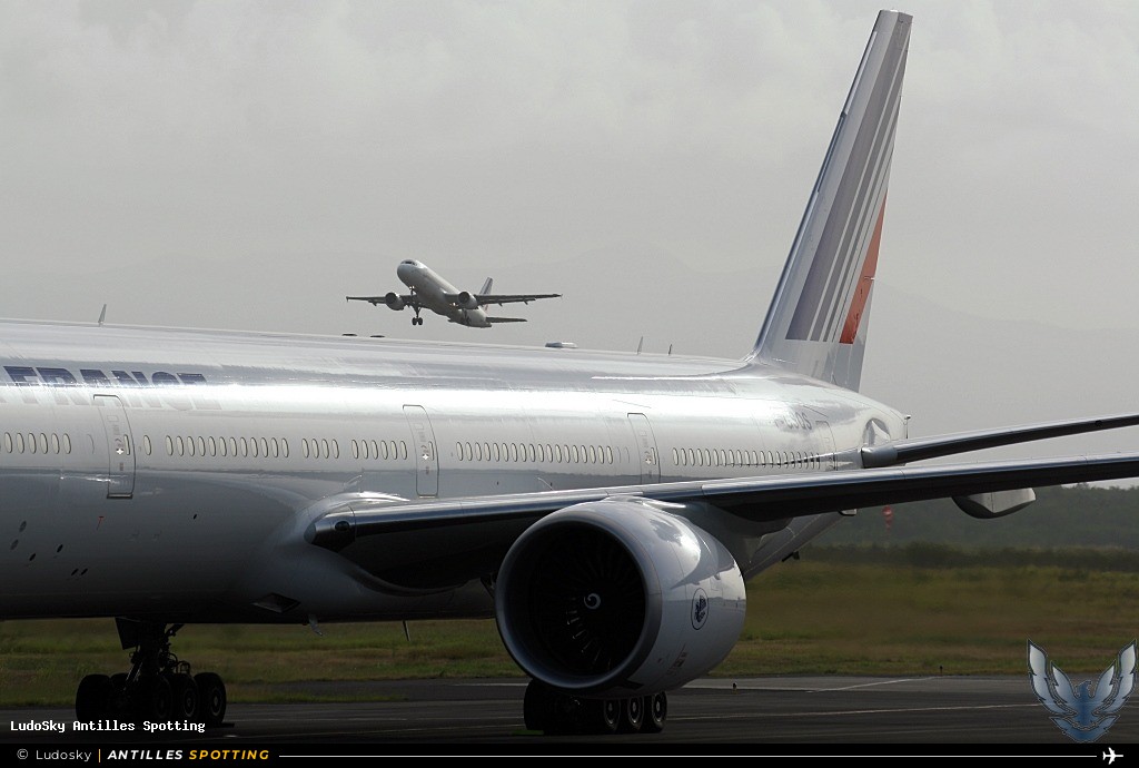 F-GSQS · Boeing 777-300ER, Air France, Pointe-à-Pitre – Maryse Condé