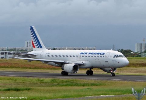 F-GKXC · Airbus A320, Pointe-à-Pitre – Maryse Condé