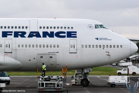 F-GITB · Boeing 747-400, Pointe-à-Pitre – Maryse Condé