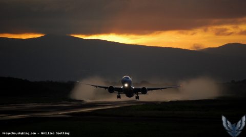 F-GSQP · Boeing 777-300ER, Pointe-à-Pitre – Maryse Condé