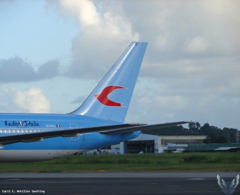 EI-DMJ · Boeing 767-300, Pointe-à-Pitre – Maryse Condé