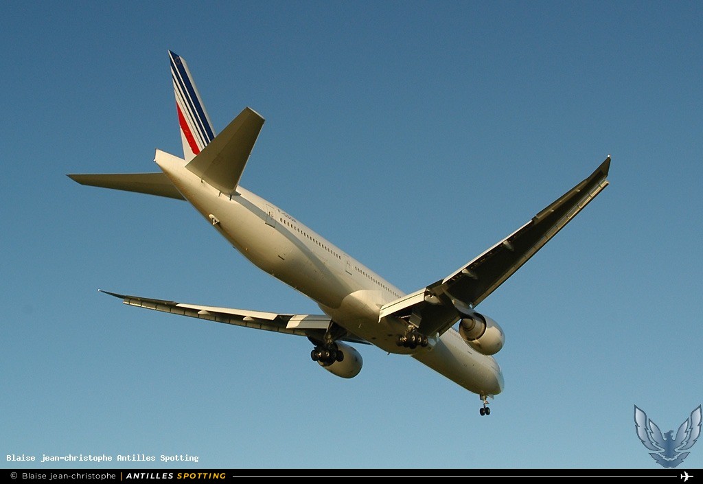 F-GSQR · Boeing 777-300ER, Air France, Martinique – Aimé Césaire
