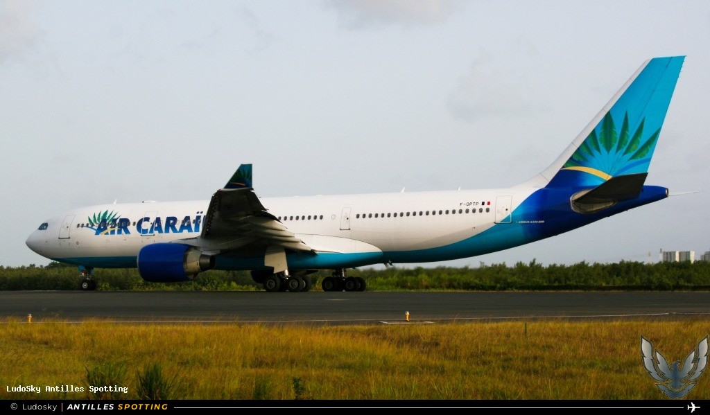 F-OPTP · Airbus A330-200, Air Caraïbes, Pointe-à-Pitre – Maryse Condé