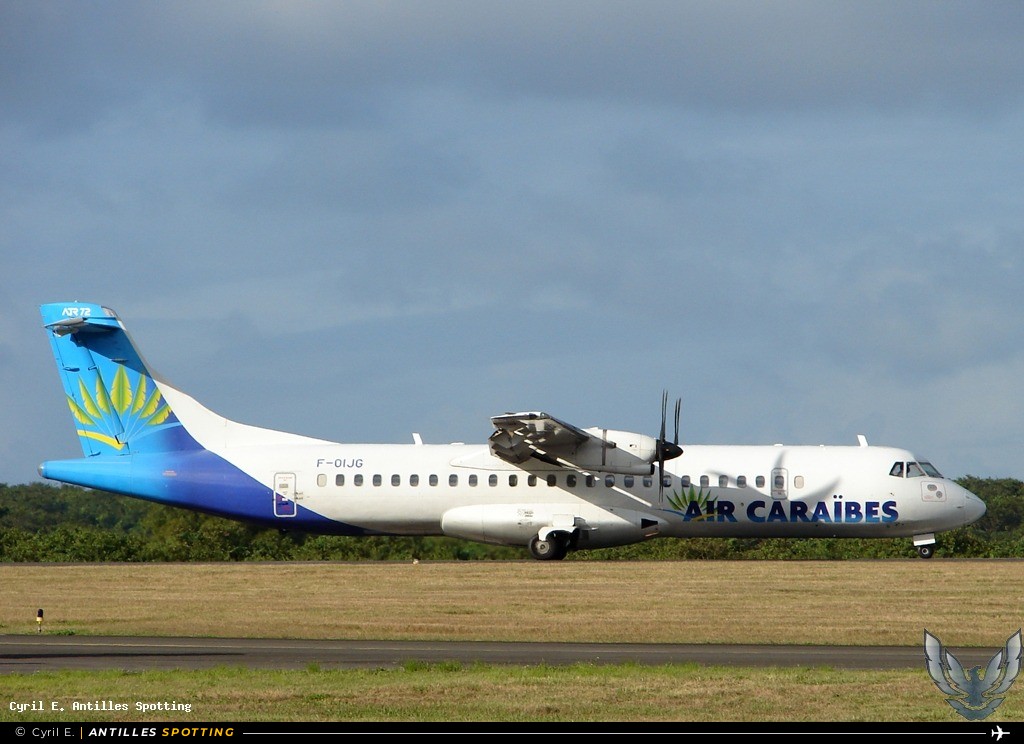 F-OIJG · ATR 72-500, Air Caraïbes, Pointe-à-Pitre – Maryse Condé