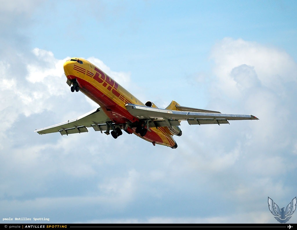 YV155T · Boeing 727-200, DHL (Vensecar Internacional), Martinique – Aimé Césaire