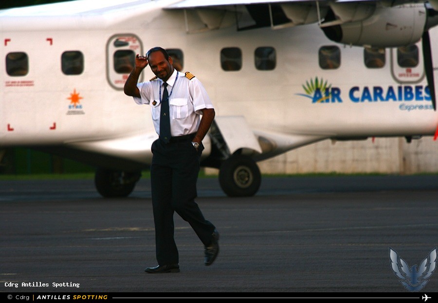 F-OHQK · Dornier 228, Air Caraïbes, Pointe-à-Pitre – Maryse Condé