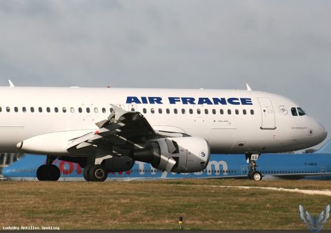 F-GKXG · Airbus A320, Pointe-à-Pitre – Maryse Condé