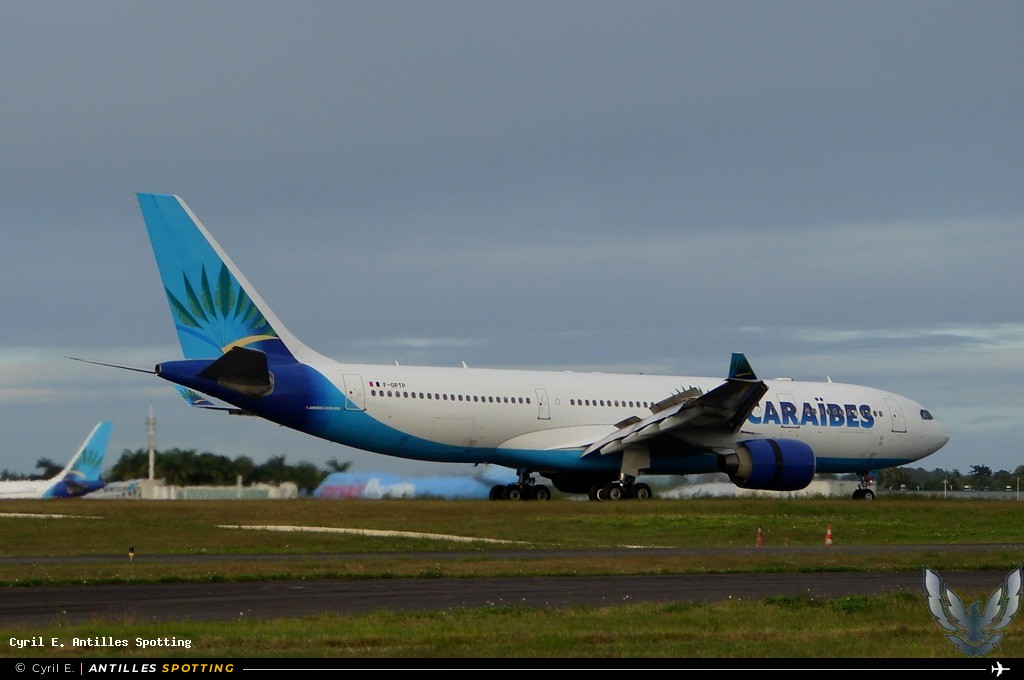 F-OPTP · Airbus A330-200, Air Caraïbes, Pointe-à-Pitre – Maryse Condé