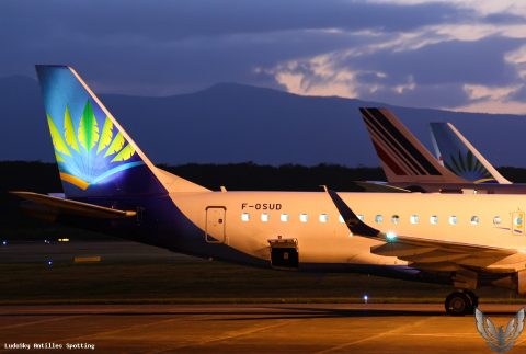 F-OSUD · Embraer E190, Pointe-à-Pitre – Maryse Condé