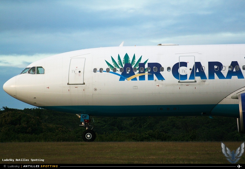 F-OFDF · Airbus A330-200, Air Caraïbes, Pointe-à-Pitre – Maryse Condé