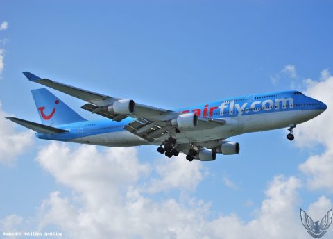 F-HSEX · Boeing 747-400, Martinique – Aimé Césaire