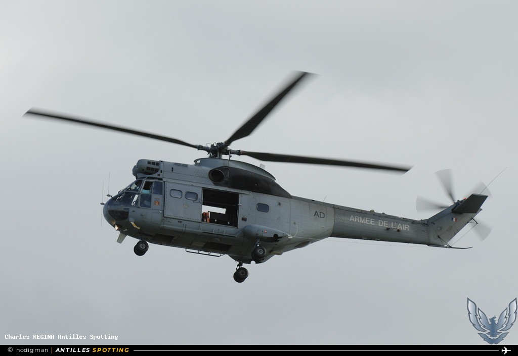 1302/AD · Aérospatiale SA330 Puma, Armée de l'Air, Martinique – Aimé Césaire