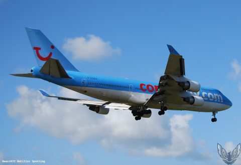 F-HSEX · Boeing 747-400, Martinique – Aimé Césaire
