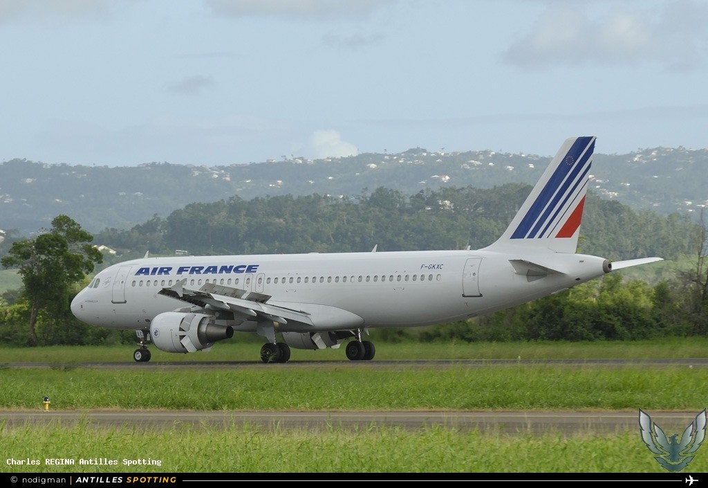 F-GKXC · Airbus A320, Air France, Martinique – Aimé Césaire