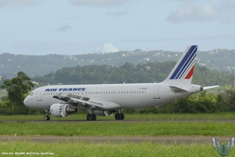 F-GKXC · Airbus A320, Martinique – Aimé Césaire