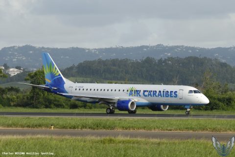 F-OSUD · Embraer E190, Martinique – Aimé Césaire