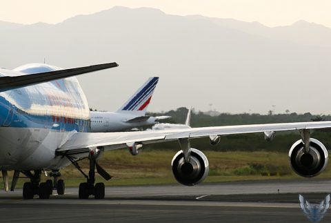 F-HSEA · Boeing 747-400, Pointe-à-Pitre – Maryse Condé